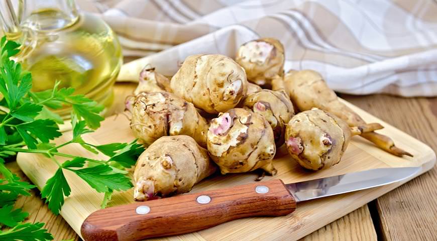 Земляная груша имеет очень хорошие кулинарные качества